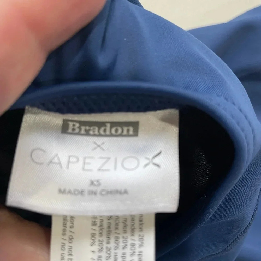 Leotard Bradon Capezio Blue Fully Lined (Front and Back) Size XS - Picture 4 of 5